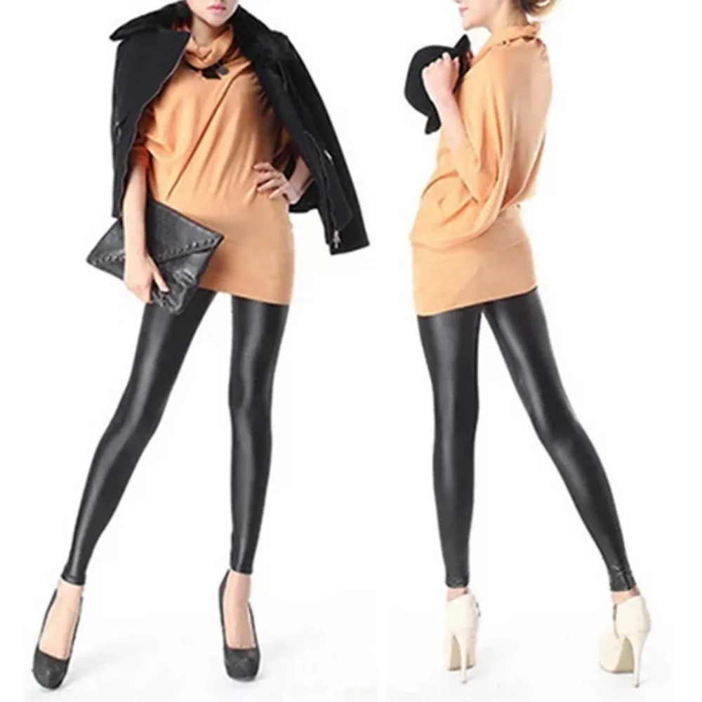 Fashion 1pc Women Girl's Sexy Black Faux PU Leather Leggings Hot Selling Sexy Women Skinny Pencil Pant Trouser femme 2018 HOT
Fashion 1pc Women Girl's Sexy Black Faux PU Leather Leggings Hot Selling Sexy Women Skinny Pencil Pant Trouser femme 2018 HOT
