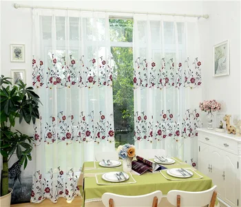European Style Colorful Sunflowers Embroidered Tulle Curtain Polyester Translucidus Tulle Curtain for Living Room Bedroom
European Style Colorful Sunflowers Embroidered Tulle Curtain Polyester Translucidus Tulle Curtain for Living Room Bedroom