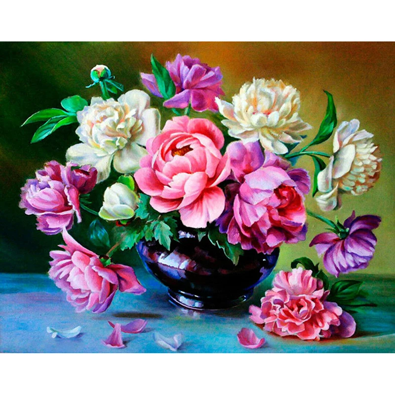 LZAIQIZG Diamond Embroidery Blooming Flower DIY Diamond Painting Full Square Diamond Mosaic Pictures Of Rhinestones Home Decor
LZAIQIZG Diamond Embroidery Blooming Flower DIY Diamond Painting Full Square Diamond Mosaic Pictures Of Rhinestones Home Decor