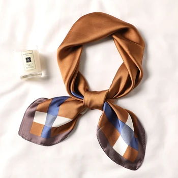 Square Silk Scarf for Women Plaid Office Neck Scarves Foulard Lady Bandana Small Headband Hand Kerchief 2020 New
Square Silk Scarf for Women Plaid Office Neck Scarves Foulard Lady Bandana Small Headband Hand Kerchief 2020 New