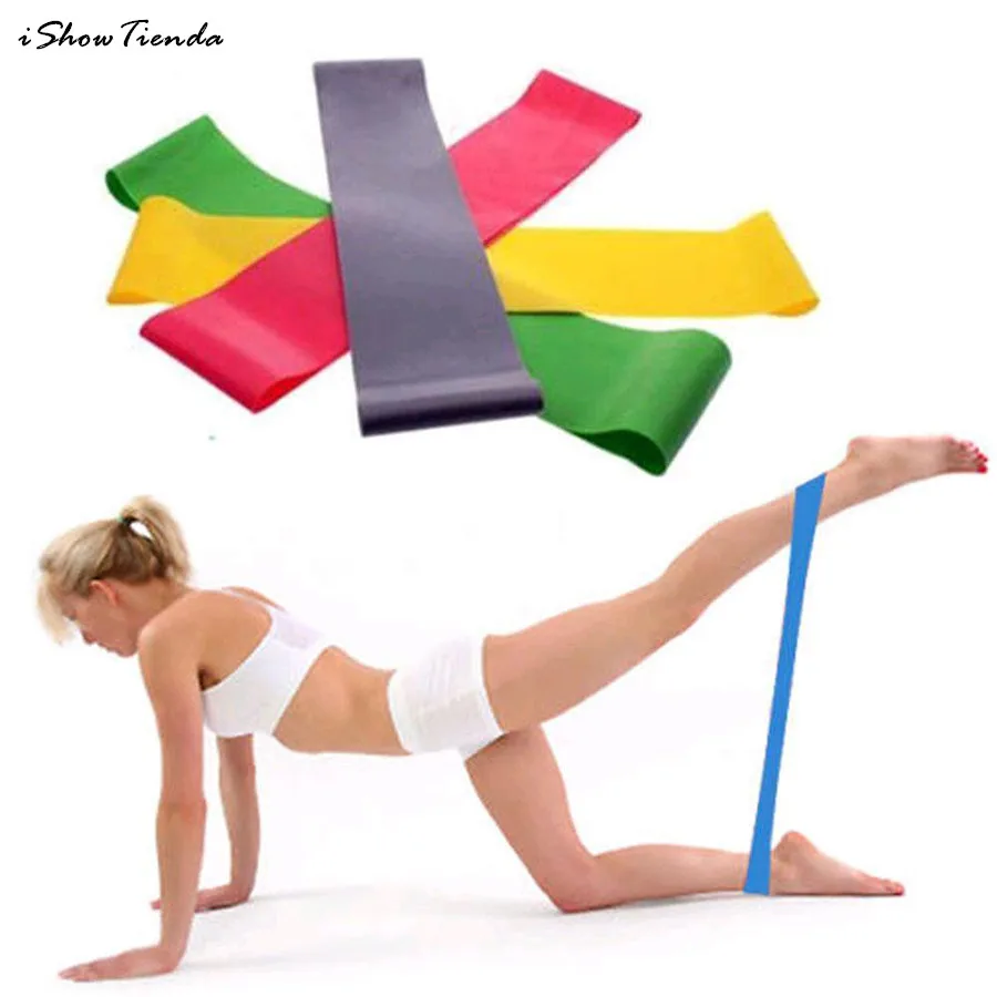 Resistance Band Loop Yoga Pilates Home GYM Fitness Exercise Workout Training Tools | Дом и сад