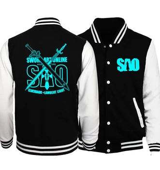 2019 Hot Sale Jacket For Men Anime Sword Art Online S.A.O Night Light Baseball Clothing Naruto Uzumaki Noctilucent Men's Jackets
2019 Hot Sale Jacket For Men Anime Sword Art Online S.A.O Night Light Baseball Clothing Naruto Uzumaki Noctilucent Men's Jackets
