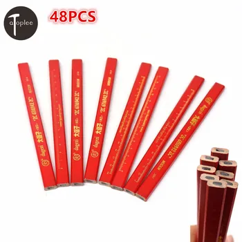 48PCS Carpenter Pencils Black Lead For DIY Builders Joiners Woodworking Project To Draw Lines Mark 176*13.7mm
48PCS Carpenter Pencils Black Lead For DIY Builders Joiners Woodworking Project To Draw Lines Mark 176*13.7mm
