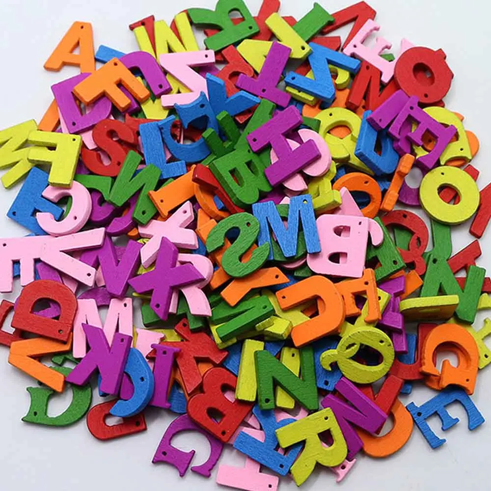 100Pcs/pack English Words Wooden Letters Alphabet Crafts Colorful Scrabble Letters & Numbers For Crafts Wood Puzzles Toy For Kid
100Pcs/pack English Words Wooden Letters Alphabet Crafts Colorful Scrabble Letters & Numbers For Crafts Wood Puzzles Toy For Kid