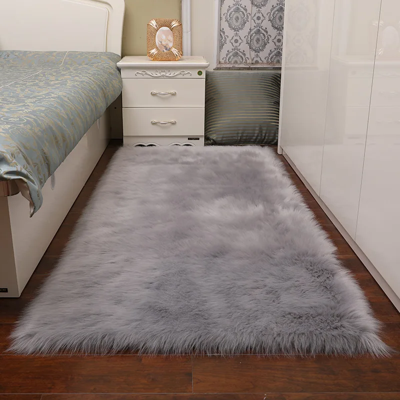Artificial Wool Carpet Home Textile Faux fashion Mat Seat Fluffy Area Rugs Washable parlor living room carpet chair mat DT-15
Artificial Wool Carpet Home Textile Faux fashion Mat Seat Fluffy Area Rugs Washable parlor living room carpet chair mat DT-15