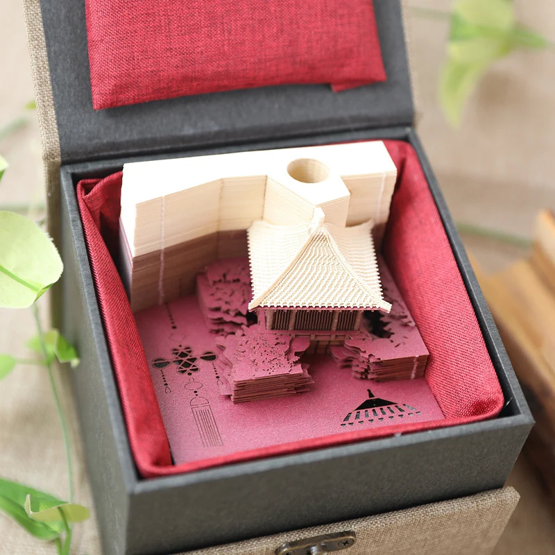 3D Memo Notes Pads Convenient Sticker Sticky Note Customized Japaness Arch Pavilion Design
3D Memo Notes Pads Convenient Sticker Sticky Note Customized Japaness Arch Pavilion Design