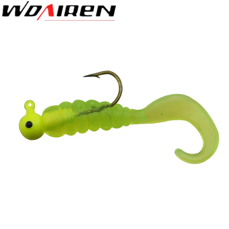 7pcs/lot Silicone Bait Jig Head 4.8cm/2.7g Fishing Lure Lead Hook Grub Worm Soft Baits Shads Fishing Tackle Artificial Lure
7pcs/lot Silicone Bait Jig Head 4.8cm/2.7g Fishing Lure Lead Hook Grub Worm Soft Baits Shads Fishing Tackle Artificial Lure