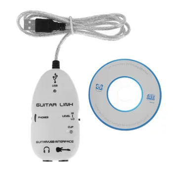 16-bit 44.1/48kHz Guitar to USB Sound Player Sound Card Effector Interface Link Audio Cable Music Recording Adapter for PC/Mac
16-bit 44.1/48kHz Guitar to USB Sound Player Sound Card Effector Interface Link Audio Cable Music Recording Adapter for PC/Mac