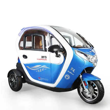 Image Free shipping 60v 1200w 60V 55AH battery powerful motor electric scooter handicapped scooter three wheel scooter