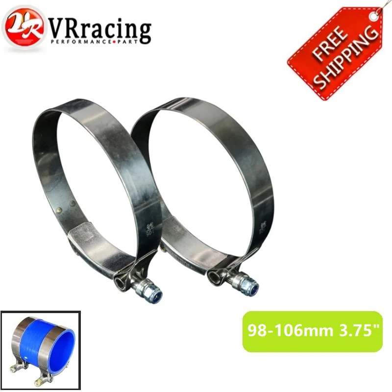 FREE SHIPPING 3.75" CLAMPS (98-106) (2PC/LOT) STAINLESS SILICONE TURBO HOSE COUPLER T BOLT CLAMP KIT HIGH QUALITY VR5257
FREE SHIPPING 3.75" CLAMPS (98-106) (2PC/LOT) STAINLESS SILICONE TURBO HOSE COUPLER T BOLT CLAMP KIT HIGH QUALITY VR5257