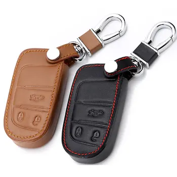 Car-Styling 3 Button Remote Control Leather Key Case For Fiat 500 For Jeep Renegade Leather Smart Cover Car Key Bag
Car-Styling 3 Button Remote Control Leather Key Case For Fiat 500 For Jeep Renegade Leather Smart Cover Car Key Bag