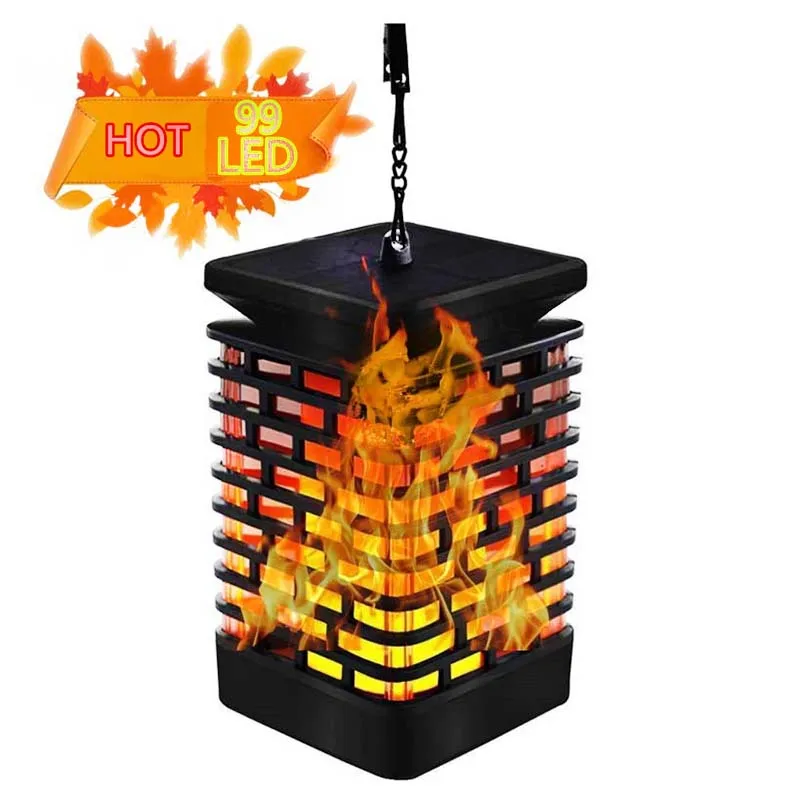 Outdoor Solar Lantern Lamp Square Solar flame Light Solar Powered LED Waterproof Hanging Light for garden yard pathway
Outdoor Solar Lantern Lamp Square Solar flame Light Solar Powered LED Waterproof Hanging Light for garden yard pathway