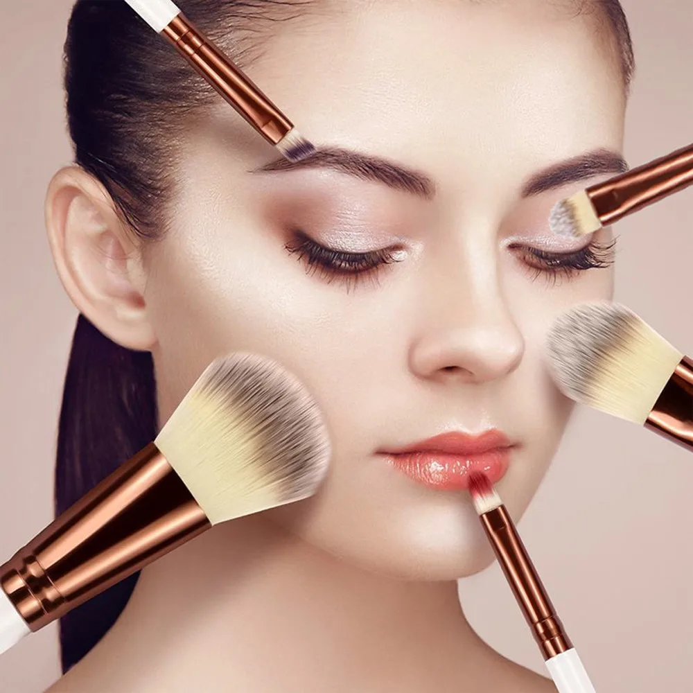 ISHOWTIENDA 5 Pcs Makeup Brushes Foundation Powder Eyeshadow Eyeliner Lip Brush Tools Make up Brushes Sets pinceaux maquillage
ISHOWTIENDA 5 Pcs Makeup Brushes Foundation Powder Eyeshadow Eyeliner Lip Brush Tools Make up Brushes Sets pinceaux maquillage