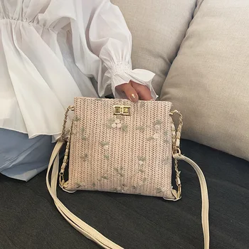 Summer Straw Bucket Woman Bag 2019 Single Shoulder Series Sweet Girl Beach Bag Rattan Off White Bag Travel Handbag
Summer Straw Bucket Woman Bag 2019 Single Shoulder Series Sweet Girl Beach Bag Rattan Off White Bag Travel Handbag
