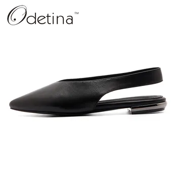 Odetina 2019 New Genuine Leather Women Slingback Flats Pointed Toe Flat Single Shoes Ladies Slip on Casual Shoes Plus Size 32-43
Odetina 2019 New Genuine Leather Women Slingback Flats Pointed Toe Flat Single Shoes Ladies Slip on Casual Shoes Plus Size 32-43