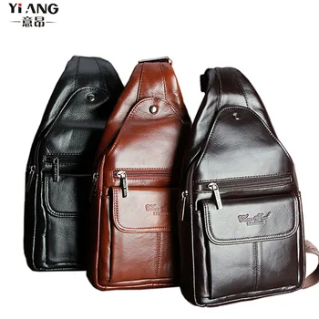 Men Genuine Leather Sling Chest Day Pack Fashion Travel Cross Body Messenger Shoulder Bag
Men Genuine Leather Sling Chest Day Pack Fashion Travel Cross Body Messenger Shoulder Bag