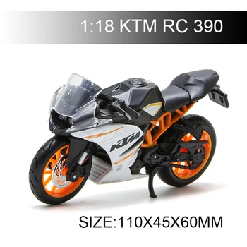 Maisto 1:18 Motorcycle Models KTM RC390 RC 390 KTM Motrcycle Diecast Moto Miniature Race Toy For Gift Collection
Maisto 1:18 Motorcycle Models KTM RC390 RC 390 KTM Motrcycle Diecast Moto Miniature Race Toy For Gift Collection