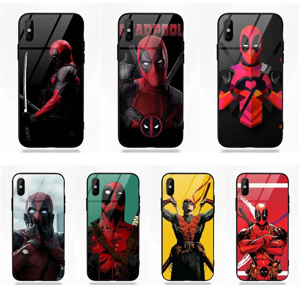 Deadpool Movie Soft TPU Frame Tempered Glass Fashion Phone Case Cover For Apple iPhone X XS Max XR 5 5C 5S SE 6 6S 7 8 Plus
Deadpool Movie Soft TPU Frame Tempered Glass Fashion Phone Case Cover For Apple iPhone X XS Max XR 5 5C 5S SE 6 6S 7 8 Plus