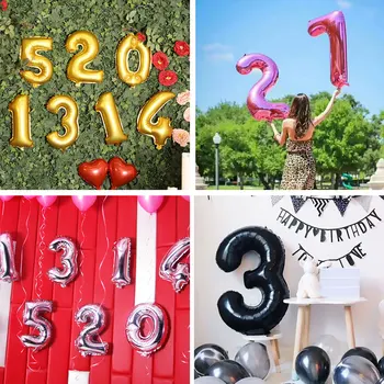 Wholesale16 Inch 50PCS/Bag Number Balloon color Number Foil Balloons Baby Shower Happy Birthday Party Wedding Balloons Globos
Wholesale16 Inch 50PCS/Bag Number Balloon color Number Foil Balloons Baby Shower Happy Birthday Party Wedding Balloons Globos
