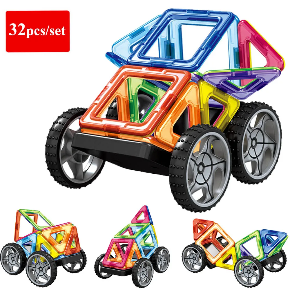 32PCS Big Size Magnetic Blocks Model & Building Construction Set Magnetic Designer Educational Toys for Children Kids Gift
32PCS Big Size Magnetic Blocks Model & Building Construction Set Magnetic Designer Educational Toys for Children Kids Gift