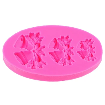 3 Christmas bells chocolate Candy Cookie cake decorating tools DIY baking fondant silicone mold
3 Christmas bells chocolate Candy Cookie cake decorating tools DIY baking fondant silicone mold