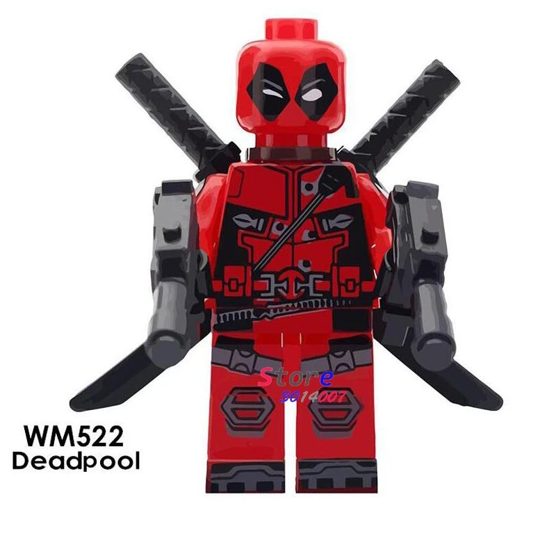 1PCS model building blocks action superheroes Deadpool Bricks kits Christmas hobby diy toys for children gift
1PCS model building blocks action superheroes Deadpool Bricks kits Christmas hobby diy toys for children gift