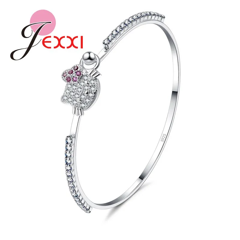 Elegant Cubic Zirconia Pretty Lovely Bracelet Best Gift For Girls 925 Sterling Silver Fashion Jewelry Wholesale
Elegant Cubic Zirconia Pretty Lovely Bracelet Best Gift For Girls 925 Sterling Silver Fashion Jewelry Wholesale