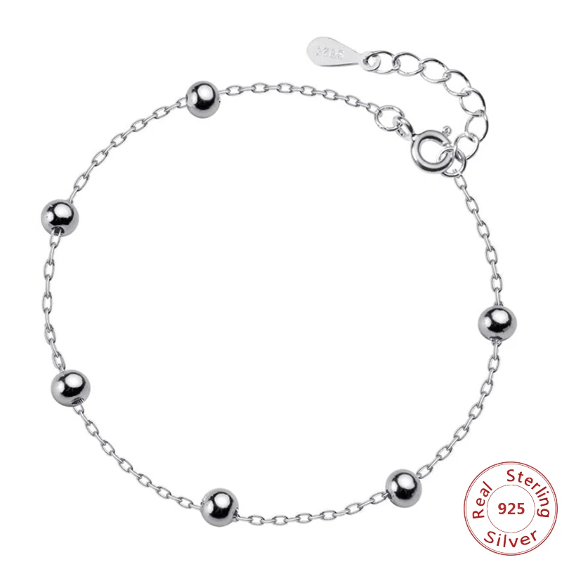 100% 925 Sterling Silver Fashion Women's Jewelry Beads Bracelet 18cm For Gift Girls Lady Drop Shipping
100% 925 Sterling Silver Fashion Women's Jewelry Beads Bracelet 18cm For Gift Girls Lady Drop Shipping