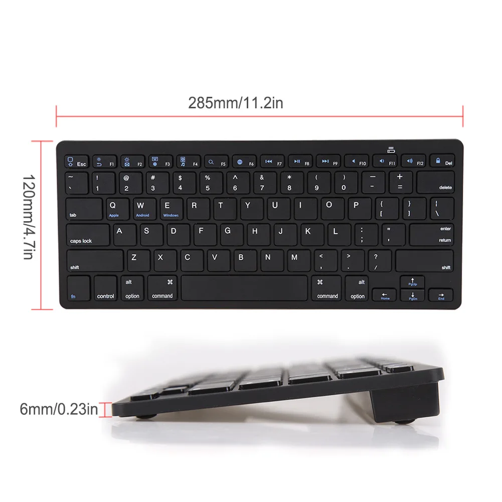 X5 Wireless Bluetooth Keyboard Russian French German Spanish Korean Slim Mini Universal Bluetooth Keyboard
X5 Wireless Bluetooth Keyboard Russian French German Spanish Korean Slim Mini Universal Bluetooth Keyboard