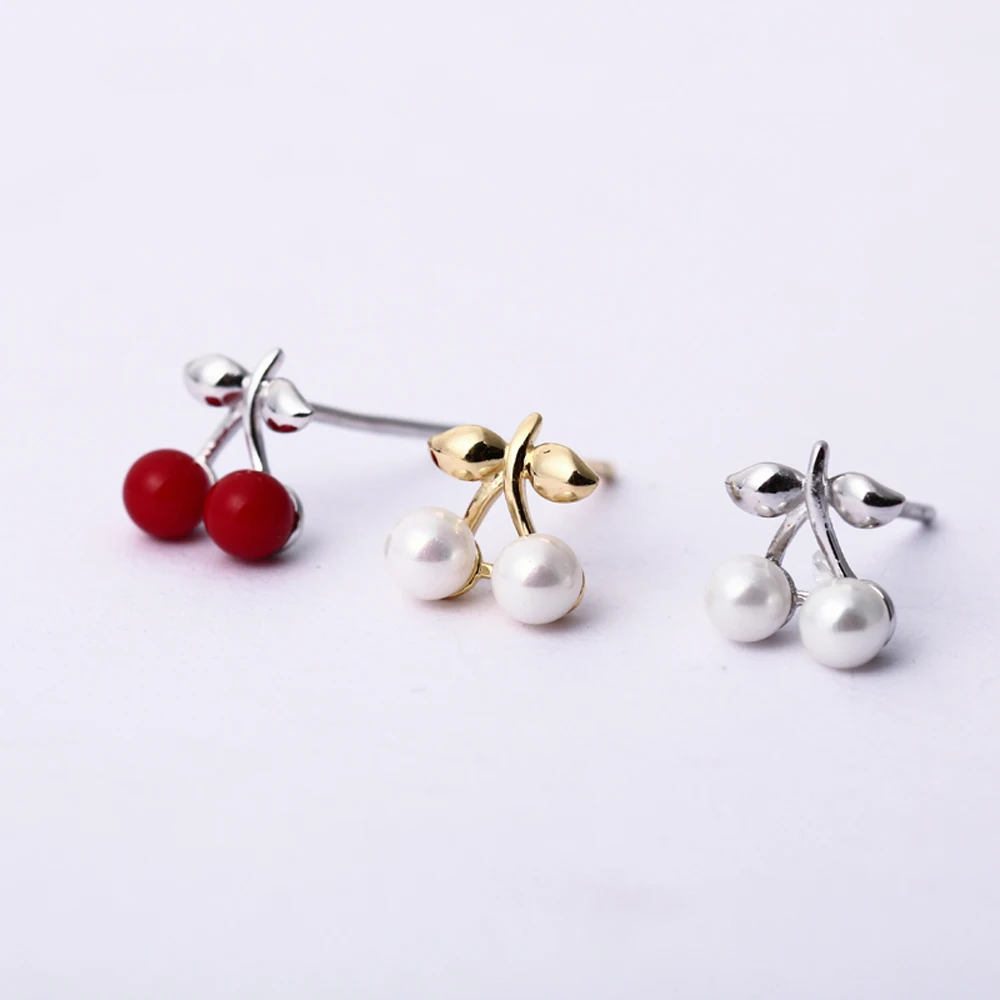 Hot Red Cherry Earrings Sweet Fruit Fresh Cherry Female Fashion Youth Girl Earrings For Women 925 Silver Big Pearl Gold Earrings
Hot Red Cherry Earrings Sweet Fruit Fresh Cherry Female Fashion Youth Girl Earrings For Women 925 Silver Big Pearl Gold Earrings