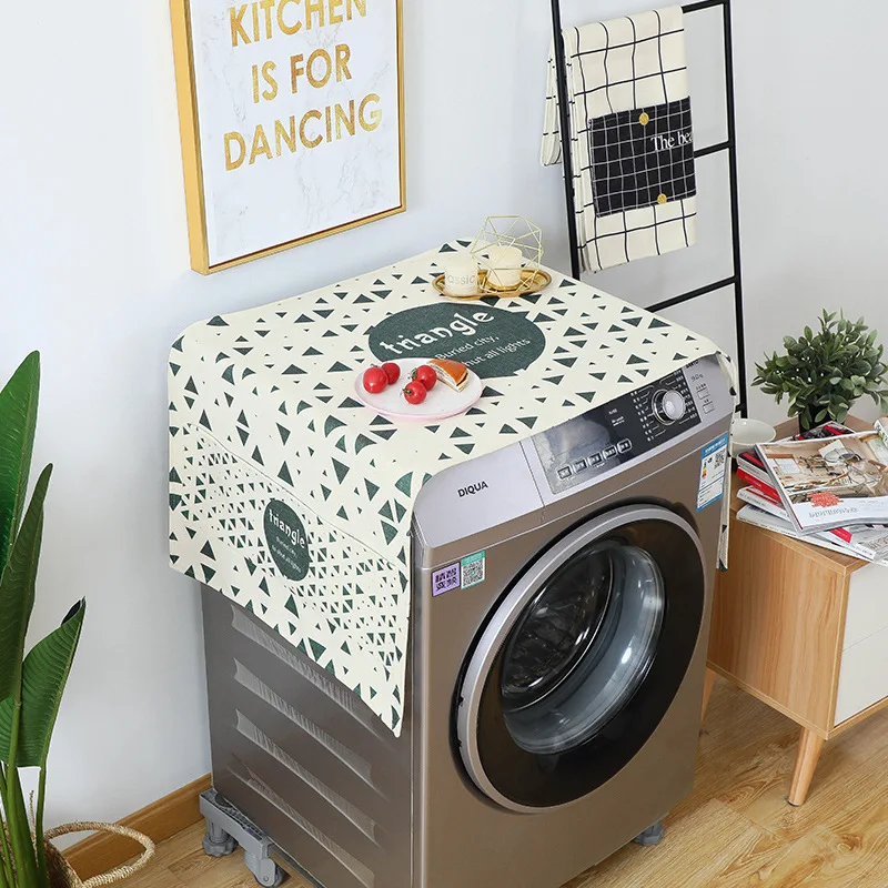 Thick Cotton And Linen Washing Machine Cover Refrigerator Cover Cloth Drum Washing Machine Waterproof Oil-Proof Dust Cover ZM148
Thick Cotton And Linen Washing Machine Cover Refrigerator Cover Cloth Drum Washing Machine Waterproof Oil-Proof Dust Cover ZM148