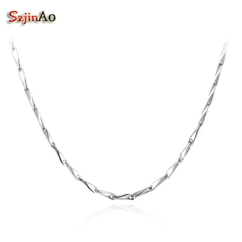 Szjinao Melon Shape 925 Sterling Silver Link Chains Necklaces Fit For Pendant Charm For Women Luxury Necklace Jewelry Gift
Szjinao Melon Shape 925 Sterling Silver Link Chains Necklaces Fit For Pendant Charm For Women Luxury Necklace Jewelry Gift