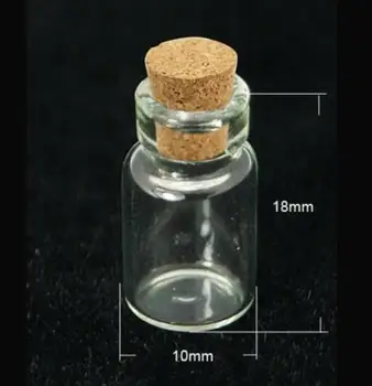 500pcs Wholesale 18x10mm Tiny Small Clear Glass Bottle Tube Sample Vials with Wood Caps DIY Jewelry Findings
500pcs Wholesale 18x10mm Tiny Small Clear Glass Bottle Tube Sample Vials with Wood Caps DIY Jewelry Findings