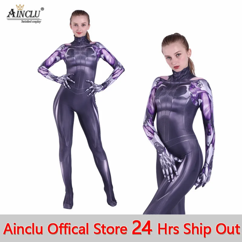 Ainclu New Alita Cosplay Costumes 3D Printed Lycra Spandex Alita: Battle Angel Halloween Zentai Bodysuits for Women/Female/Girls
Ainclu New Alita Cosplay Costumes 3D Printed Lycra Spandex Alita: Battle Angel Halloween Zentai Bodysuits for Women/Female/Girls