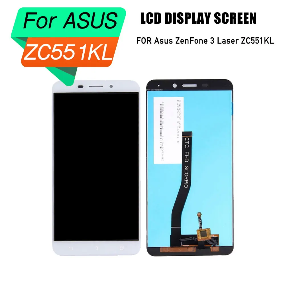 LCD screen for Asus ZenFone 3 Laser ZC551KL lcd display digitizer screen frame assembly for ZC551KL lcd display frame
LCD screen for Asus ZenFone 3 Laser ZC551KL lcd display digitizer screen frame assembly for ZC551KL lcd display frame