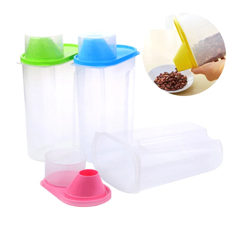 Plastic Cereal Dispenser Storage Box Kitchen Food Grain Rice Container Kitchen Flour Grain Rice Storage Box MDD
Plastic Cereal Dispenser Storage Box Kitchen Food Grain Rice Container Kitchen Flour Grain Rice Storage Box MDD