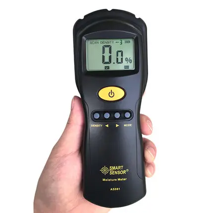 AS981 Digital Hygrometer Moisture Meter Wood Cardboard Lumber Concrete Buildings Humidity Detector Tester
AS981 Digital Hygrometer Moisture Meter Wood Cardboard Lumber Concrete Buildings Humidity Detector Tester