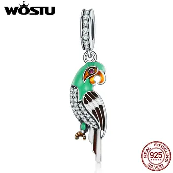 WOSTU New Arrival 925 Sterling Silver Lovely Parrot Beads Dangle Fit Original WST Charm Bracelet Pendant Jewelry Gift CQC218
WOSTU New Arrival 925 Sterling Silver Lovely Parrot Beads Dangle Fit Original WST Charm Bracelet Pendant Jewelry Gift CQC218