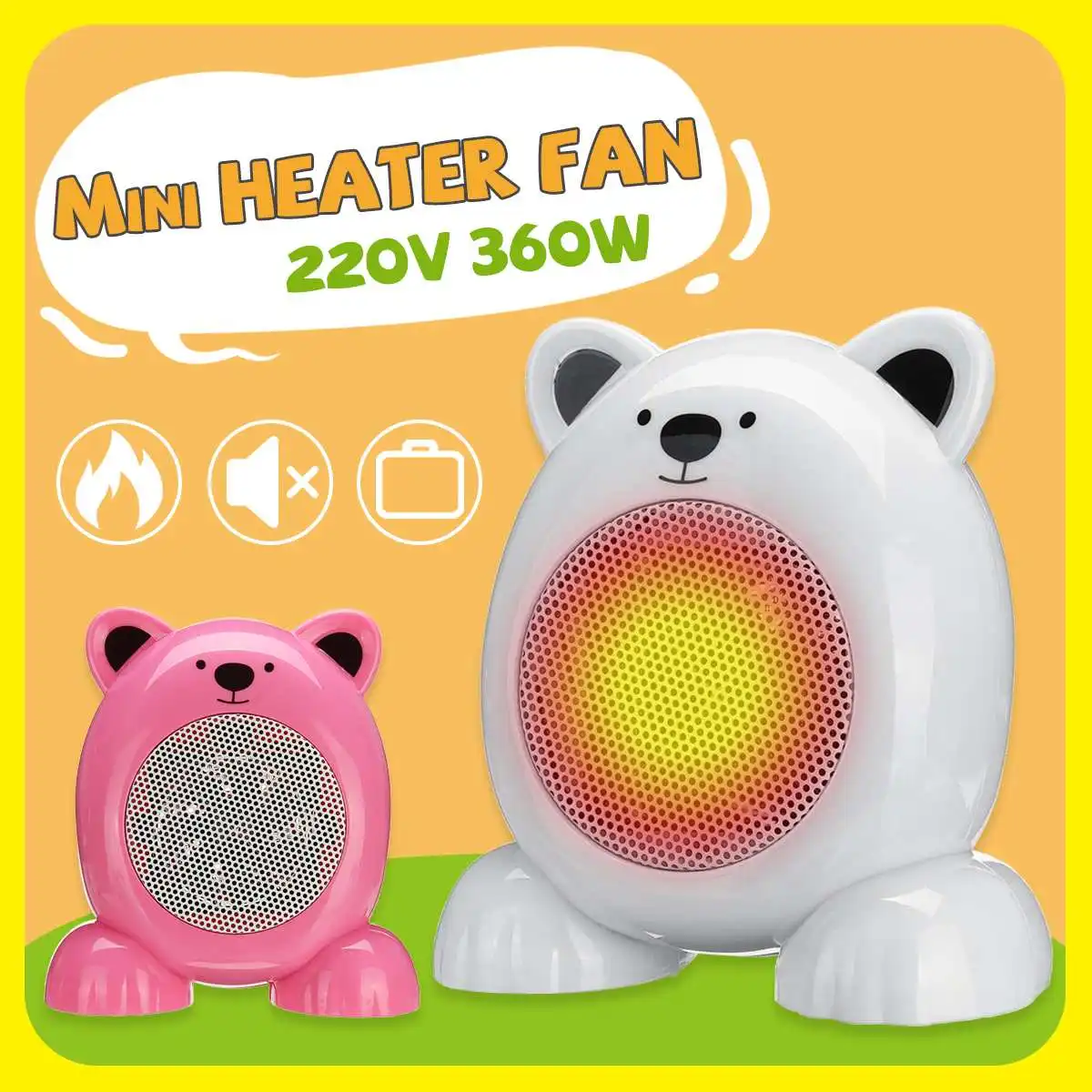 220V Mini Portable Electric Heater Fan Air Heater Desktop Household PTC Heating Machine Stove Radiator Warmer Machine for Winter
220V Mini Portable Electric Heater Fan Air Heater Desktop Household PTC Heating Machine Stove Radiator Warmer Machine for Winter