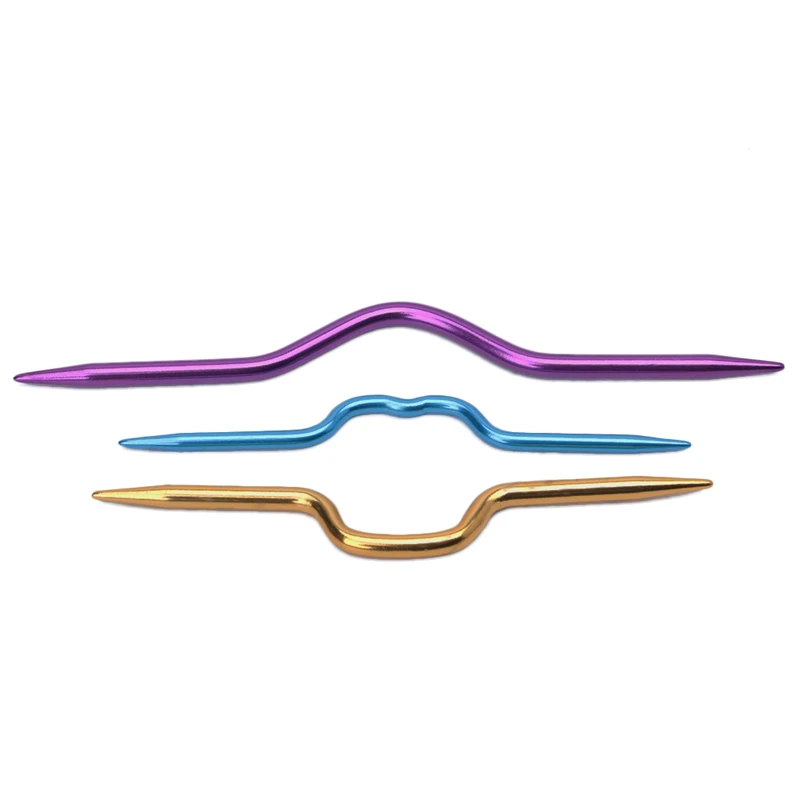 3Pcs Knitting Needles Pins Crochet Hooks Sewing Stitch Knit Tools Aluminum DIY Crooked Twist Curved needle Craft DIY Tool
3Pcs Knitting Needles Pins Crochet Hooks Sewing Stitch Knit Tools Aluminum DIY Crooked Twist Curved needle Craft DIY Tool