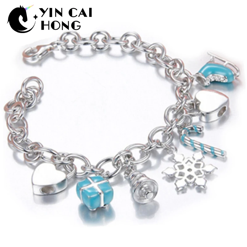YCH Charm Gift 925 Sterling Silver Christmas Joy TIFF Attractive Elegance Temperament Bracelet World Jewelry
YCH Charm Gift 925 Sterling Silver Christmas Joy TIFF Attractive Elegance Temperament Bracelet World Jewelry