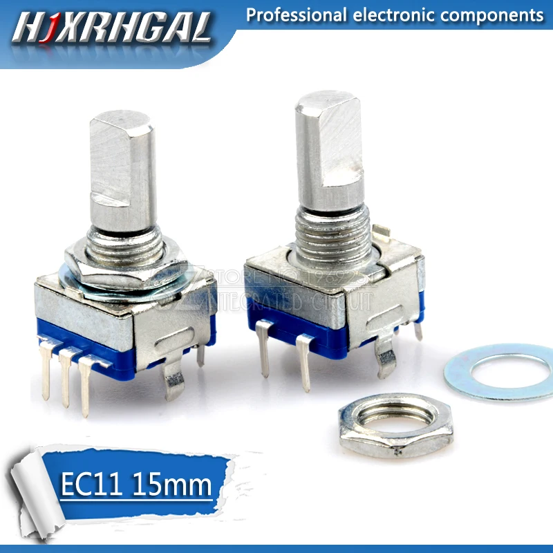 5PCS Half axis rotary encoder, handle length 15mm code switch/ EC11 / digital potentiometer with switch 5Pin hjxrhgal
5PCS Half axis rotary encoder, handle length 15mm code switch/ EC11 / digital potentiometer with switch 5Pin hjxrhgal