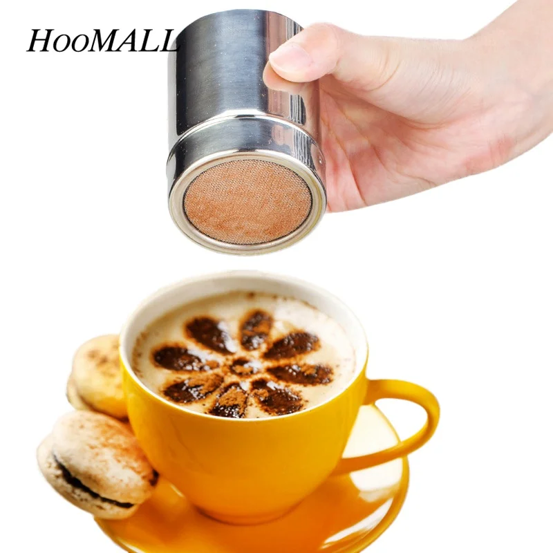 Hoomall Stainless Steel Coca Flour Shaker Salt Chocolate Icing Powder Sifter Duster Coffee Art Decoration Tool 8.8x6cm
Hoomall Stainless Steel Coca Flour Shaker Salt Chocolate Icing Powder Sifter Duster Coffee Art Decoration Tool 8.8x6cm