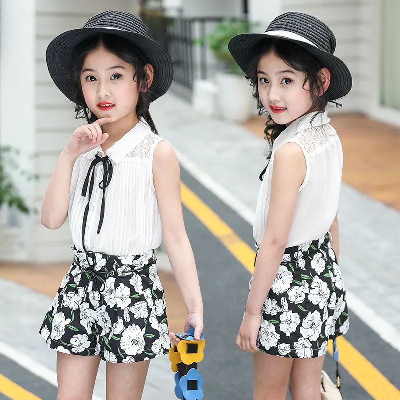 Girls clothing sets 2019 summer fashion white shirt flower pants two pieces kids tracksuit children clothes set girls costume
Girls clothing sets 2019 summer fashion white shirt flower pants two pieces kids tracksuit children clothes set girls costume