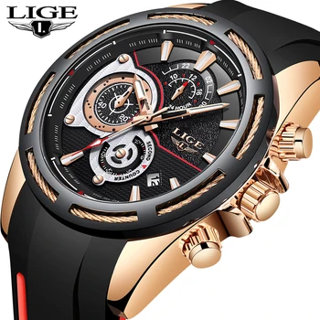 2019New LIGE Silicone Strap Men Watches Fashion Top Brand luxury Business Luminous Quartz Watch Men Casual Waterproof Date Clock
2019New LIGE Silicone Strap Men Watches Fashion Top Brand luxury Business Luminous Quartz Watch Men Casual Waterproof Date Clock