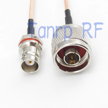 2PCS 50CM Pigtail coaxial jumper cable RG316 extension cable 20INCH N male to MINI BNC female nut bulkhead RF adapter connector 
2PCS 50CM Pigtail coaxial jumper cable RG316 extension cable 20INCH N male to MINI BNC female nut bulkhead RF adapter connector