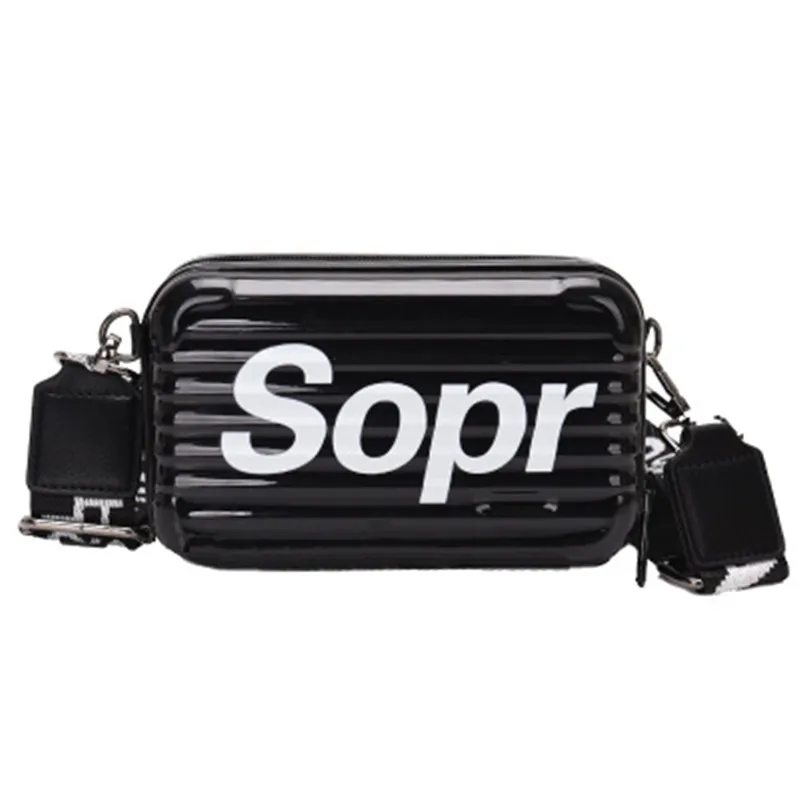 New Arrivals Ladies Handbags Hard Shell PVC Trolley Case Printing Letter Women Messenger Bag Slung Female Bag Clutch Purses A4
New Arrivals Ladies Handbags Hard Shell PVC Trolley Case Printing Letter Women Messenger Bag Slung Female Bag Clutch Purses A4