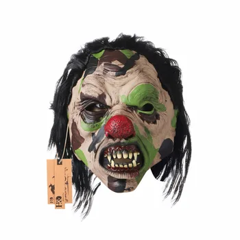 H&D Scary Zombie Clown Mask Halloween Party Costume Decorations Creepy Latex Mask for Adults (black hair mask)
H&D Scary Zombie Clown Mask Halloween Party Costume Decorations Creepy Latex Mask for Adults (black hair mask)