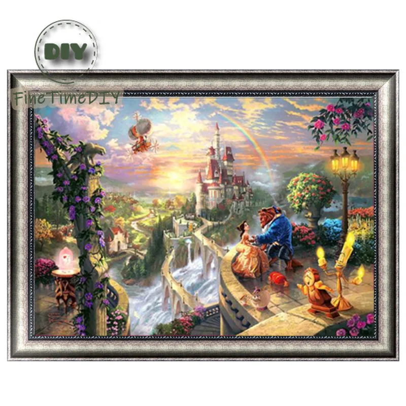 FineTime Diy 5D Diamond Painting Cartoon Series Beauty Beast Children Room Decoration Diamond Embroidery Creative Home Decor
FineTime Diy 5D Diamond Painting Cartoon Series Beauty Beast Children Room Decoration Diamond Embroidery Creative Home Decor
