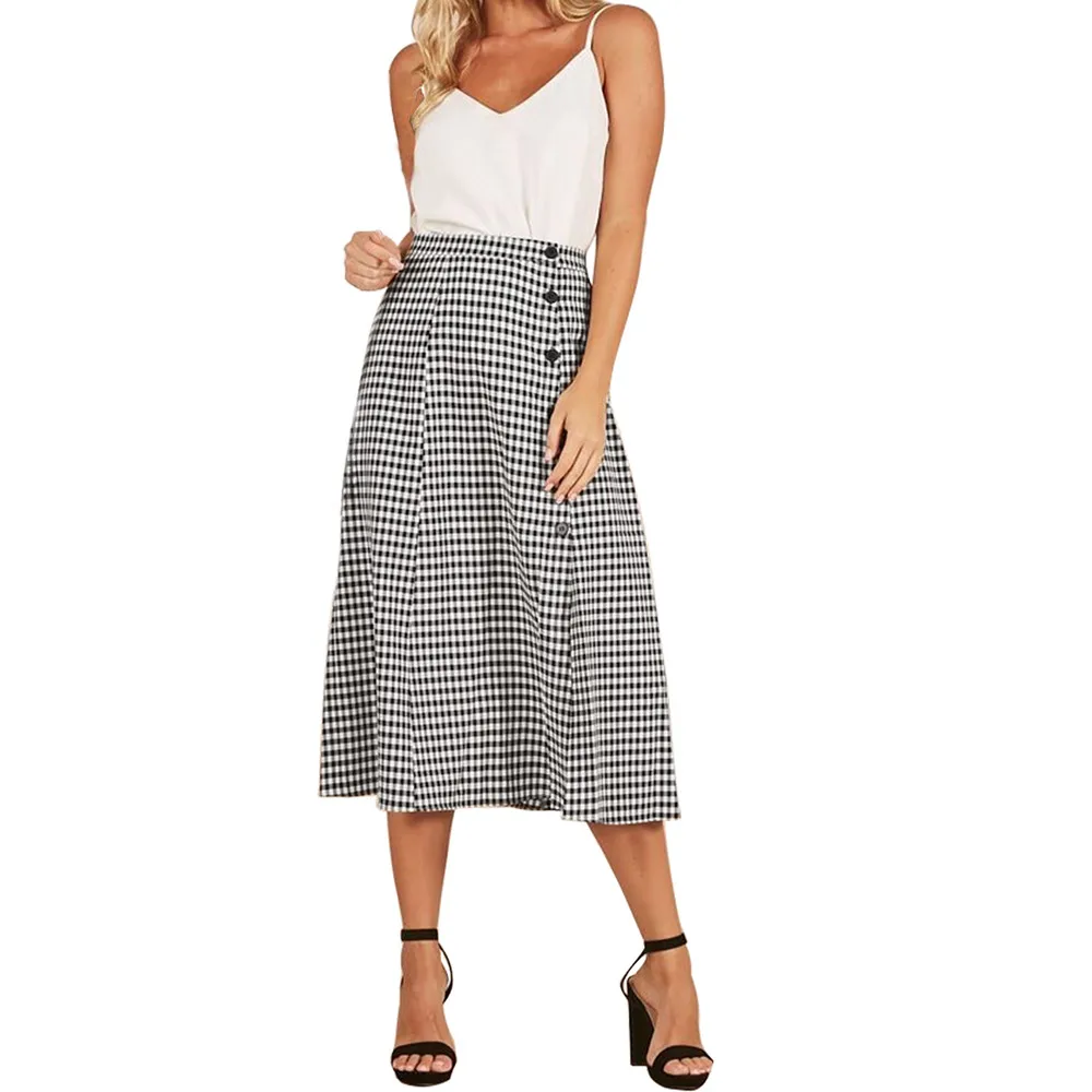 Jaycosin skirt ladies sexy plaid stitching high waist split skirt summer casual street ladies Slit High Waist Skirt
Jaycosin skirt ladies sexy plaid stitching high waist split skirt summer casual street ladies Slit High Waist Skirt